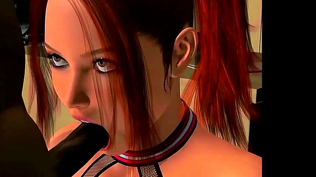 3D Toon Cheerleader Rides BBC Hard After School In Classroom Orgy