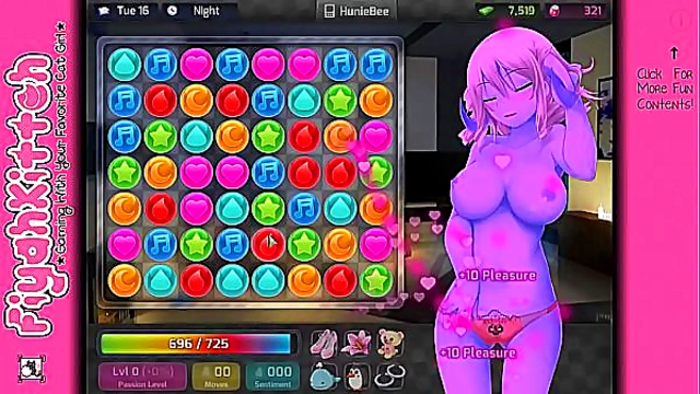Freaky Fun in HuniePop – Hot Anime Chick’s Seductive Game walkthrough