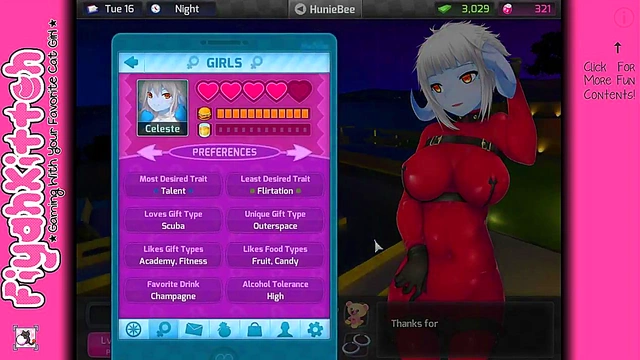 Freaky Fun in HuniePop – Hot Anime Chick’s Seductive Game walkthrough
