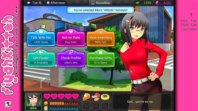 Freaky Fun in HuniePop – Hot Anime Chick’s Seductive Game walkthrough