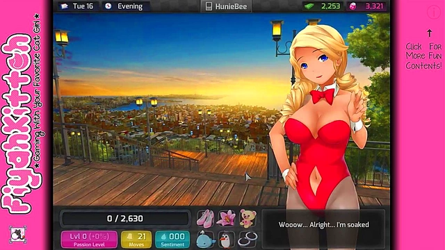 Freaky Fun in HuniePop – Hot Anime Chick’s Seductive Game walkthrough