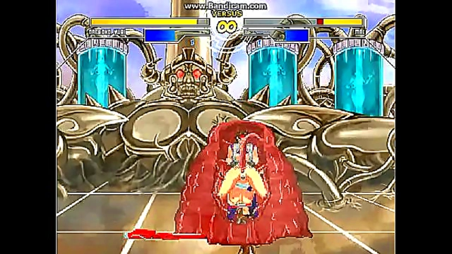 Hentai Yuri Scene – Helper & Bulleta Team Up Against Darkstalkers Girls