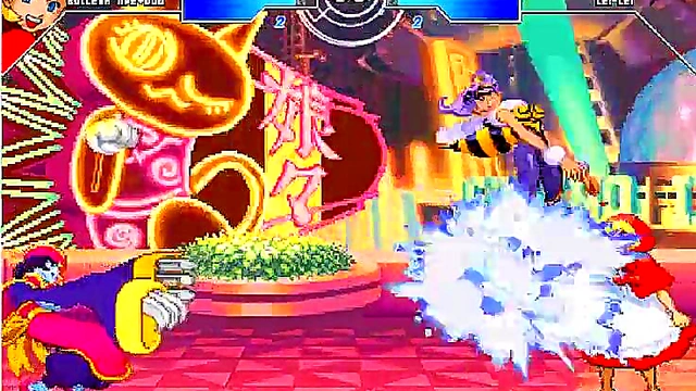 Hentai Yuri Scene – Helper & Bulleta Team Up Against Darkstalkers Girls