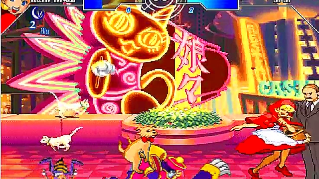 Hentai Yuri Scene – Helper & Bulleta Team Up Against Darkstalkers Girls