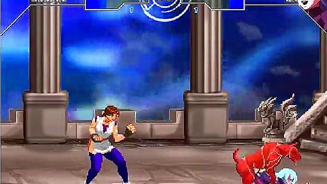 Hentai Yuri Scene – Helper & Bulleta Team Up Against Darkstalkers Girls