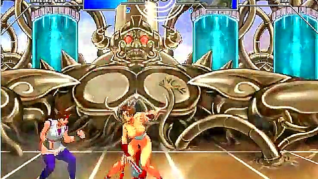 Hentai Yuri Scene – Helper & Bulleta Team Up Against Darkstalkers Girls