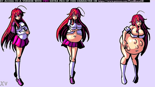 Pregnant Anime Babe Enjoys Belly Expansion Fantasies