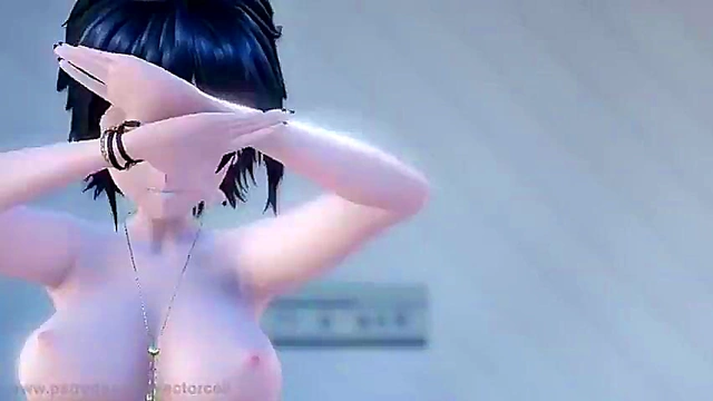 Horny Hentai Babe Dances Seductively Before Hot 3D Sex Session