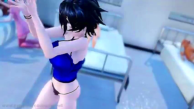 Horny Hentai Babe Dances Seductively Before Hot 3D Sex Session