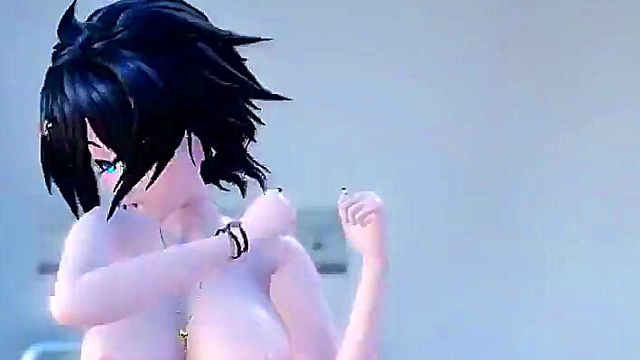 Horny Hentai Babe Dances Seductively Before Hot 3D Sex Session