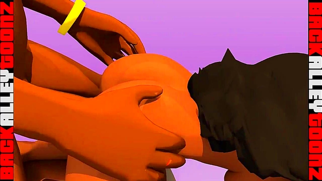 Nania's Busty Curves Take On Big Black Dick in Virtual Sex Room 3D Hentai Action