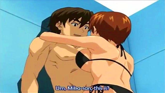 Horny Big Tits Anime Chick Fucked Hard in Pool Shower Scene