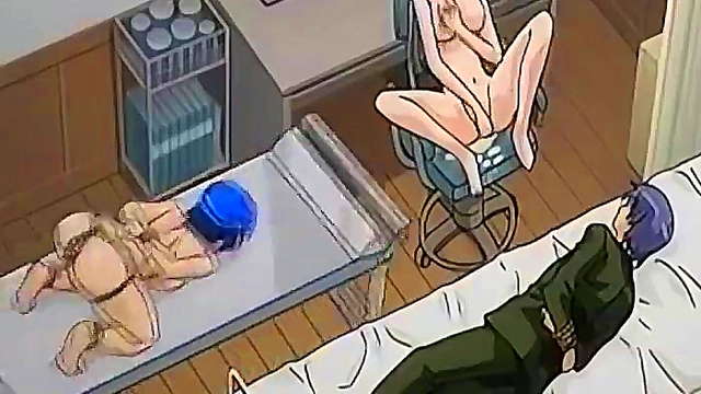 Hentai Harem Orgy – Japanese Anime Girls Toy Each Other in Doggy Style Anal Sex