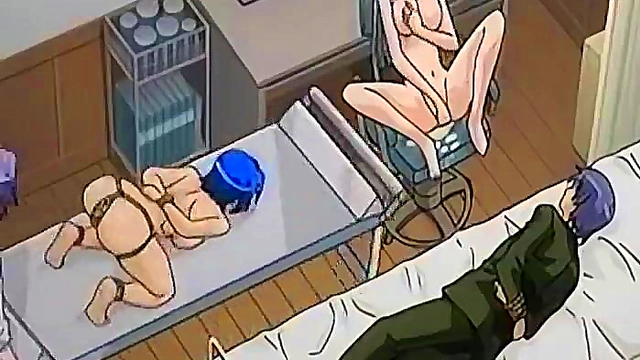 Hentai Harem Orgy – Japanese Anime Girls Toy Each Other in Doggy Style Anal Sex