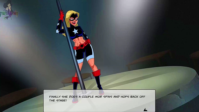 Horny DC Heroines Strip & Orgy in Anime Cosplay Fantasies