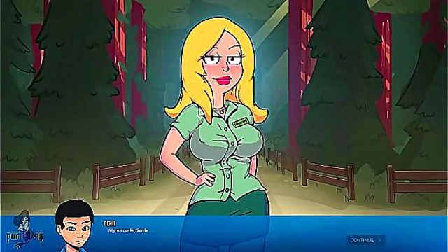 Hot Teen Girls from Camp Pinewood Anime Orgasm in Sinful Video Game Adventures