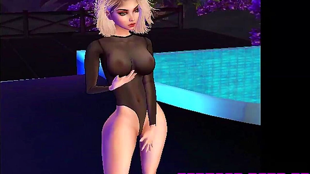 Nude 3D Cartoon Lesbians Dance Seductively Before Hot XXX Action