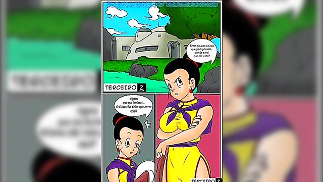 Bulma Rides Goku's Dick While Vegeta Watches in DBZ Hentai Part 2