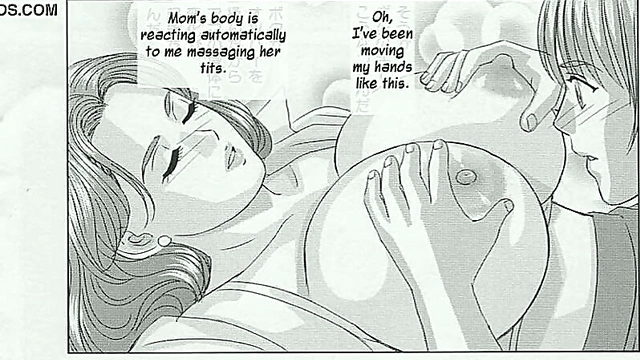 Stepmother Seduces Teen Son in Erotic Manga Anime Sex Scene