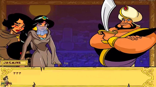 Horny Princess Jasmine Trains As Slave In Epic Hentai Anime Gangbang Session