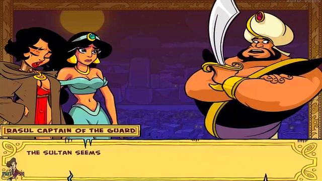 Horny Princess Jasmine Trains As Slave In Epic Hentai Anime Gangbang Session
