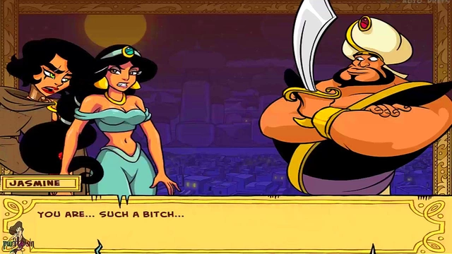 Horny Princess Jasmine Trains As Slave In Epic Hentai Anime Gangbang Session