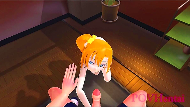 Kousaka Monoka’s Love Live Parody – Handjob, Blowjob & Bedroom HardcoreFuck
