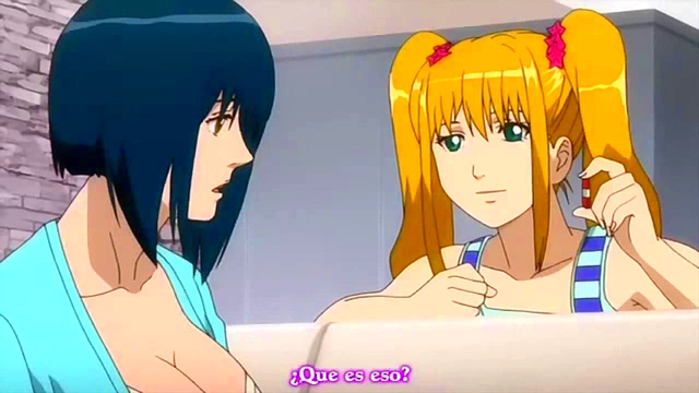 Short-Haired Anime Babe Shows Off Oppai & Ahegao In Uncensored Hentai Action