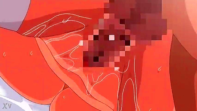 Horny Anime Chick Shows Off Massive Tits For Ero Fun