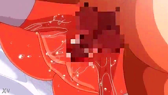 Horny Anime Chick Shows Off Massive Tits For Ero Fun