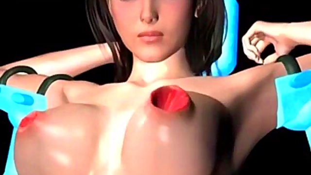 Hentai Babe Gets Penetrated With Intense Nipple Fucking Bondage