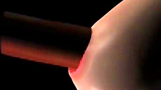 Hentai Babe Gets Penetrated With Intense Nipple Fucking Bondage