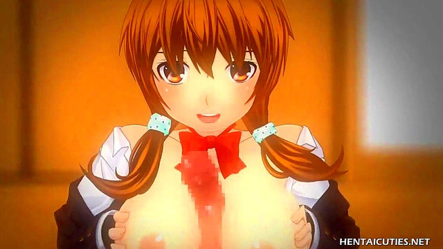 Busty Anime Chick Switches From Blowjob To Pussy HardcoreFuck