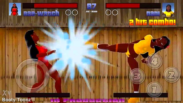 Big-Ass Black & Latina Strippers Battle & Bang in Steamy Anime Showdown