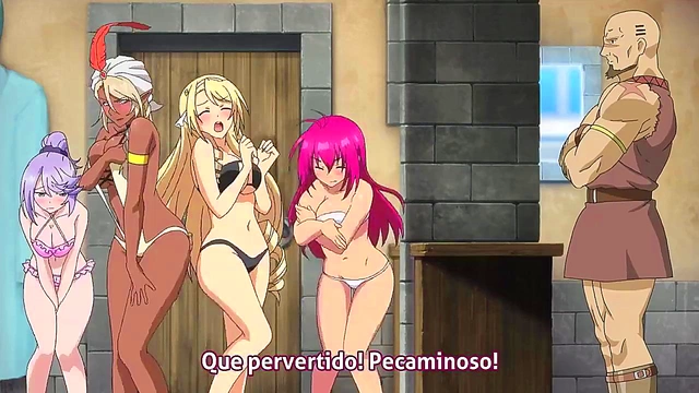 Bikini Warriors Anime Girls Get Wild for Sexy Fun & Naughty Action