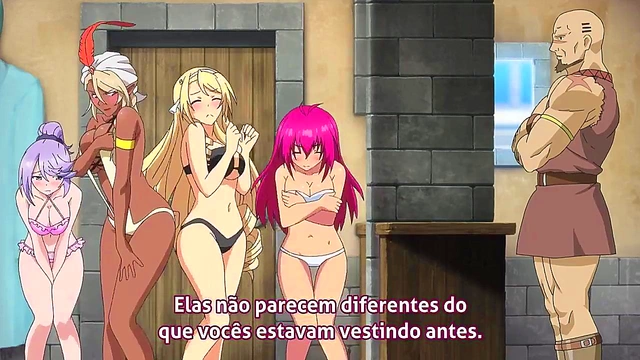 Bikini Warriors Anime Girls Get Wild for Sexy Fun & Naughty Action