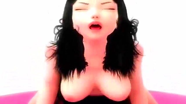 Horny Big-Titted SchoolGirl Gets Fucked Hard in 3D Anime Action