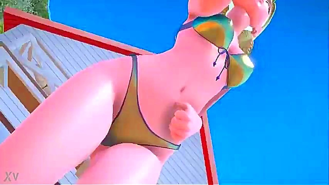 Dragon Ball Android 18 Seduces in MMD 3D for Intense Anime Action