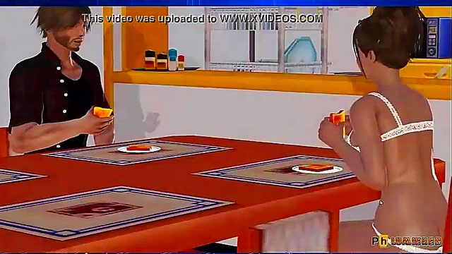 Big-Titted Anime Wife Bangs Hardcore in 3D Sex Game Fantasy