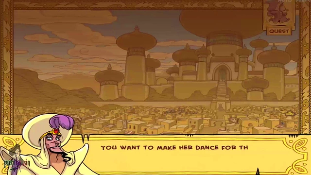 Hot Anime Princess Jasmine Sucks Dick & Fucks Genie for Steamy Video Game Sex