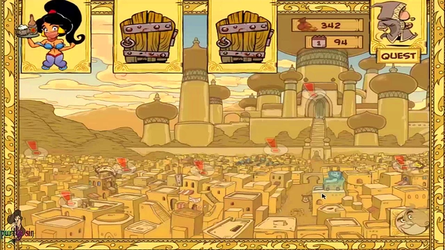 Hot Anime Princess Jasmine Sucks Dick & Fucks Genie for Steamy Video Game Sex