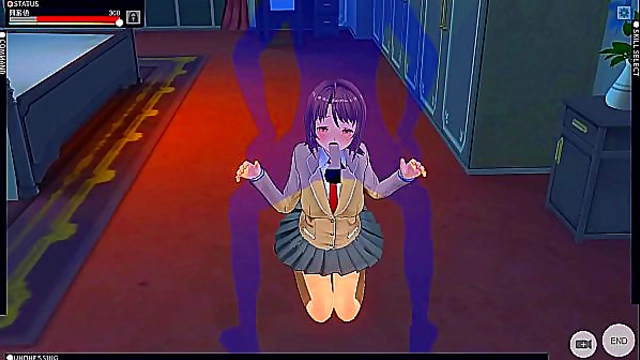 3D Anime Maid Seduces Gamer With Hot Blowjob And Tight Pussy Action