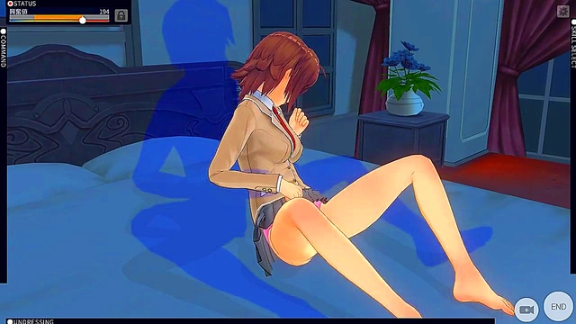 3D Anime Maid Seduces Gamer With Hot Blowjob And Tight Pussy Action