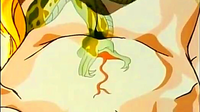 Sexy Tattooed Anime Blonde Masturbates With Blue Eyes & Chinese Style Cartoon Vibes