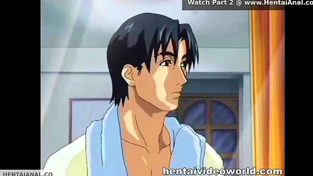 Hentai Anime Couple Enjoy Hot Anal Sex By The Window