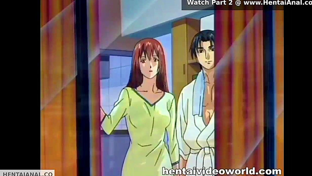 Hentai Anime Couple Enjoy Hot Anal Sex By The Window