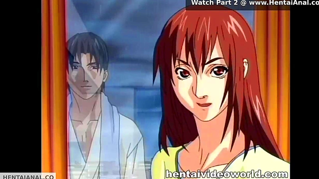 Hentai Anime Couple Enjoy Hot Anal Sex By The Window