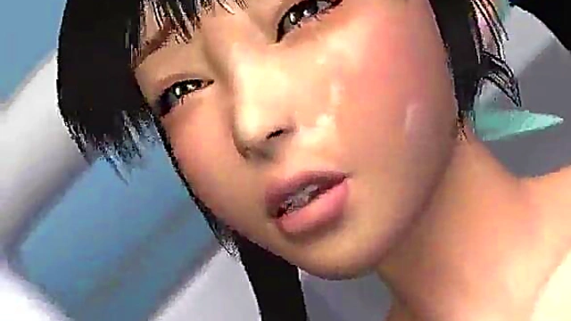 Big-Busted Umemaro Seduces With Her Curves In Mesmerizing 3D Hentai Action