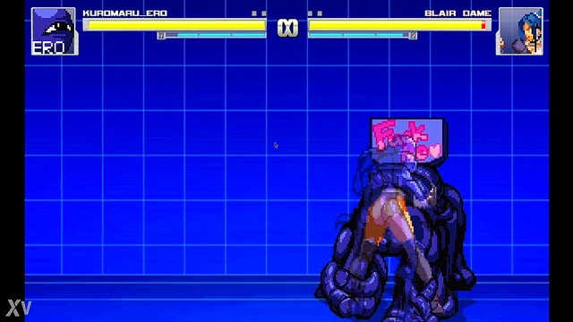 Pixel Art Mugen Blair Gets Anime Anal Action In Street Fighter Hentai Demo