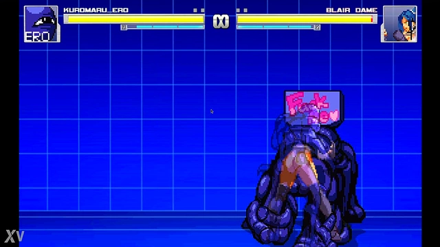 Pixel Art Mugen Blair Gets Anime Anal Action In Street Fighter Hentai Demo